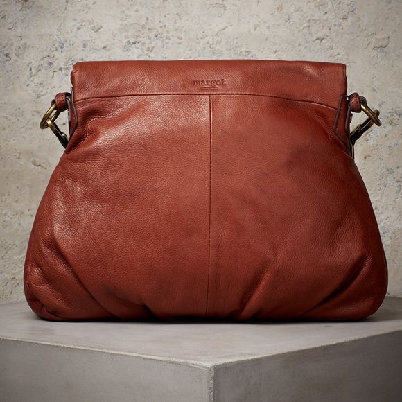 Margot New-York Adelle Hobo Bag in Cognac (Brand New-Never Used) - Picture 2 of 6